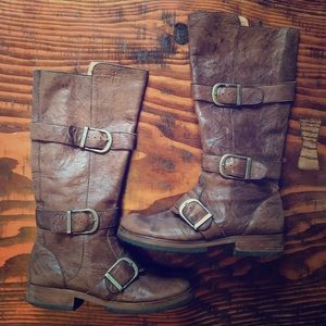 Tall Buckle Boots
